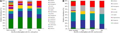 Rhizospheric Bacillus-Facilitated Effects on the Growth and Competitive Ability of the Invasive Plant Ageratina adenophora